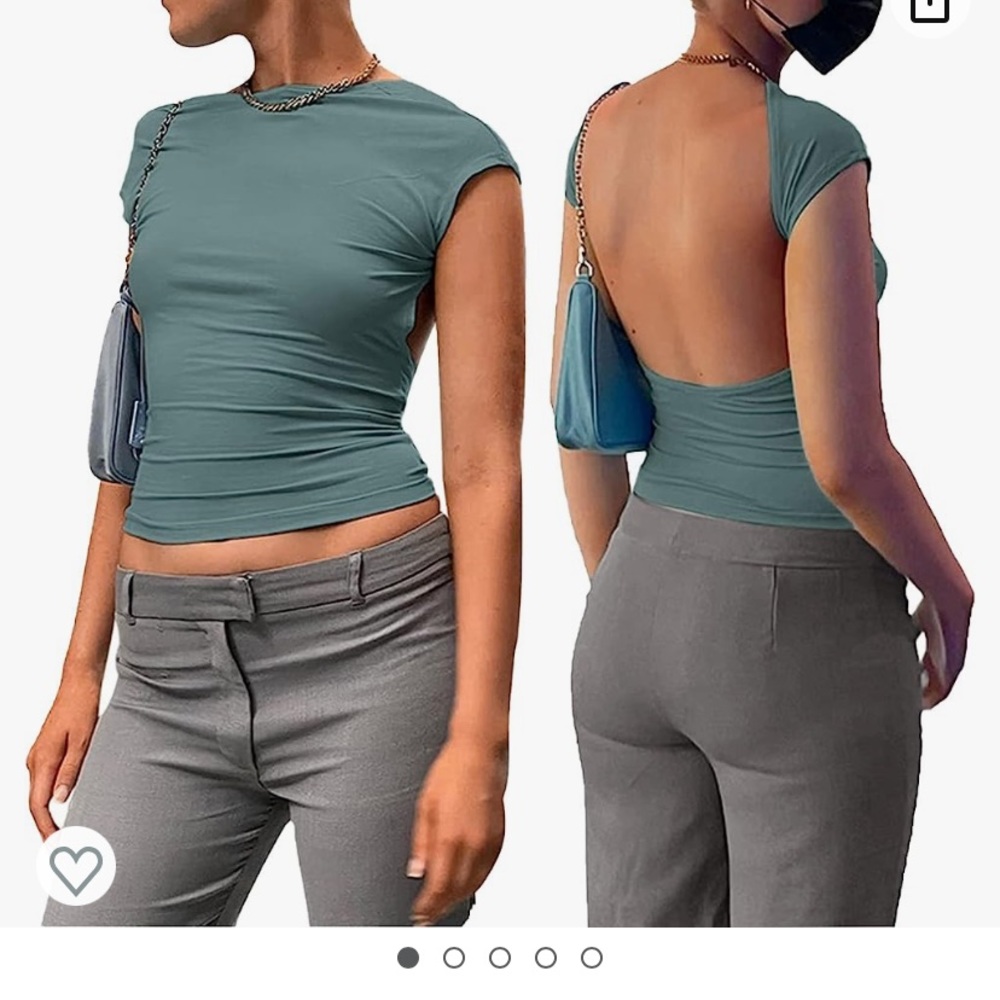 Backless tee - Picture 1 of 2